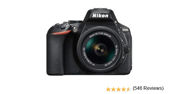 Nikon D5600 - Kit de cámara réflex de 24.2 MP con objetivo AF-P DX 18: Amazon.es: Electrónica