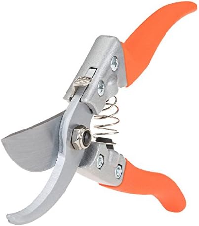 Heavy Duty Professional Pruning Shears 205mm, SK5 High Carbon Steel Blades, Easy Lock System for One-Hand Operation, Non-Slip Grip for Comfortable Use …