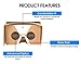 CardboardKid Google Cardboard V2 Virtual Reality Headset Kids Friendly, Fun 3D Viewer, Exciting and Educational, Recommended Apps, Compatible with All iPhone and Android Smartphones (Max 6