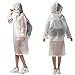 Aircee Raincoat Women Reusable Rain Poncho Packable Long Rain Coat Durable Rainwear Adults Rain Jacket (White)