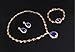 Aioverun Plated necklace earrings bracelet ring act the role ofing is tasted suit Europe and the United States 18 k jewelry 4 times
