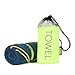 TUKO Microfiber Beach Towel Set with Bag Holder (47L x 23W, Single) 