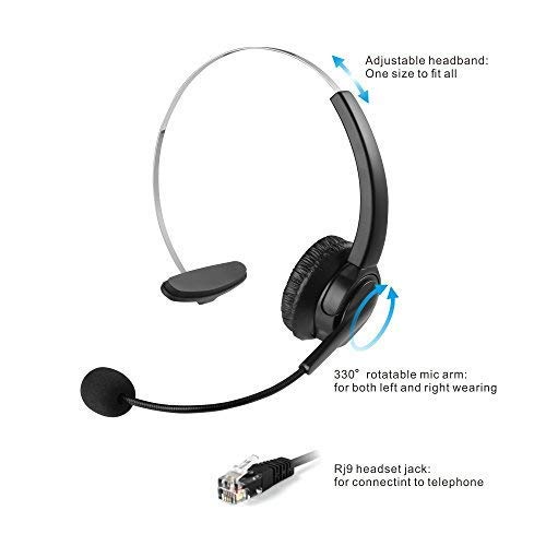 CALLANY Call Center Telephone with Noise Cancellation Headset (HT500)