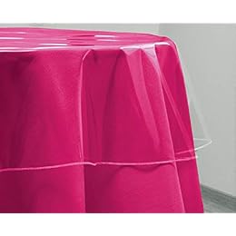 24 Inch 2ft Round Clear Table Protector Tablecloth Cover Desk Top Pad Mat For Glass Furniture Coffee Marble End Bed Sofa Side Bistro Bar Night Stand Cocktail Dining Room Table Thick Plastic