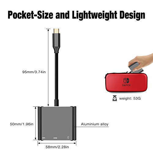 5 Adapter+Nintendo+Portable+Converter+Switch+Compatible