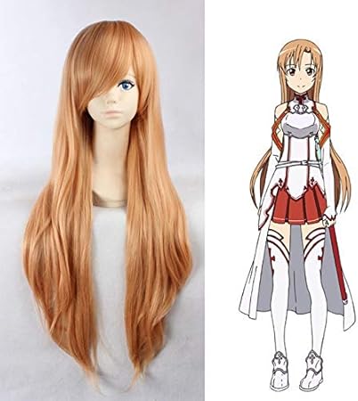 Amazon Co Jp ソードアート オンラインアスナ ユウキコスプレウィッグコスプレウィッグ浅田英雄シノ耐熱人工毛ウィッグ ウィッグキャップ アスナ ユウキ ビューティー