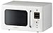 Daewoo KOR-7LREW Retro Countertop Microwave Oven 0.7 Cu. Ft., 700W | Cream White
