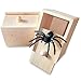GIIOASA Rubber Spider Prank Surprise Box，Handcrafted Wooden Surprise Box, Fun Practical Surprise Joke Boxes,SpiderBox-Single