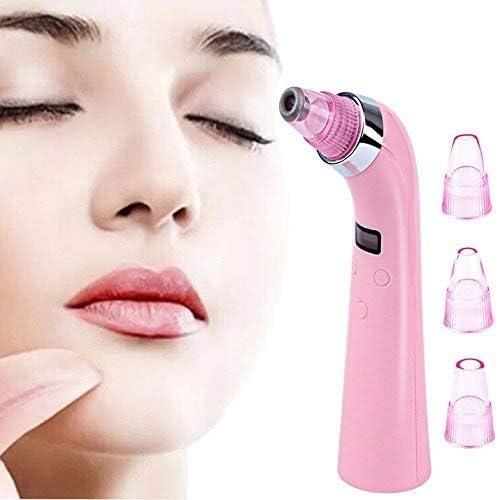 Chuangma 【New Version 2018】 Blackhead Remover,Vacuum Blackhead Suction USB Rechargeable Extractor Tool with 4 Multi-Functional Probe, Microdermabrasion Comedone Machine for Acne and facial pore clean