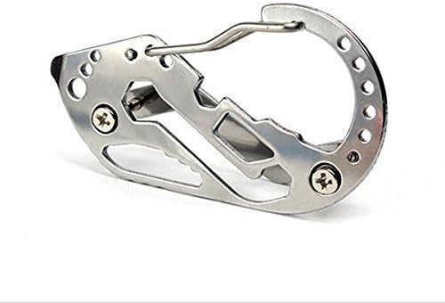 Keychain Multi-Funtional Tool Outdoor Stainless Multitool Keychain Stainless Smart Key Holder Organizer Clip Folder Keyring Keychain Case Pocket Tool Gift