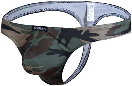 YouBin Men's G-String Thongs Sexy Bikini Briefs Underwear Modal Low Rise T-Back Jockstrap Underpants Swimwear