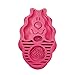KONG - ZoomGroom - Dog Brush for Grooming and Shampooing - Red Brush for Small Dogs and Puppies