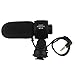 LP Shotgun Stereo Microphone，Photography Interview Videomic HD Professional Condenser，Stereo Video Microphone for DSLR Video Cameras