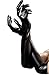 EPGW Women's Sexy Elbow Length Stretchy Wet Look Faux Leather Gloves