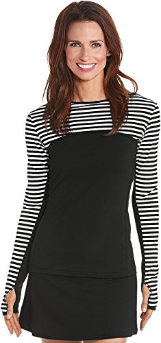 Coolibar upf 50+ women s convertible swim shirt - sun p…