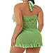 Plus Size Lingerie Babydoll Set for Women(4XL,Apple Green)