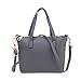 Handbag On Sale,Clearance!AgrinTol Women Fashion Handbag Shoulder Bag Tote Ladies Purse (Gray)