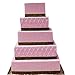 EURO TINS Set of 5 piece cake baking pans 6, 7, 8, 9, & 10 Inch (Square)