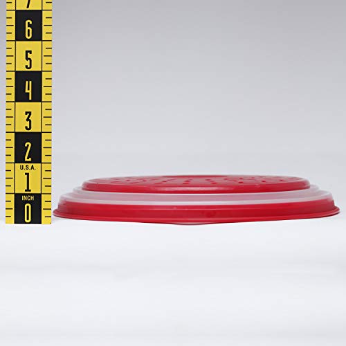 Microwaveable Collapsible Food Cover (Red Food Cover)