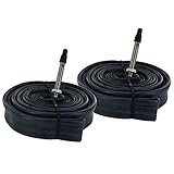 Zol Road Bicycle Bike Inner Tube 700x23/25C PRESTA/FRENCH 48mm Valve (2 PCS)