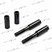 HTTMT MT387-001- Black 2 Inches Mirror Extensions Kit Compatible with Harley Softail Sportster Dyna Touring