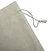 Cotton Muslin Drawstring Bags 7x9 Unbleached Reusable Favor Pouches for Crafts, Herbs, Gifts Pantry Storage | Heavyweight 144 GSM | Double Drawstring | by DR (7 x 9 inch - 12 pack, Beige)