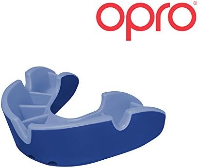 OPRO Silver Mouth Guard | Gum Shield for Rugby, Hockey, Wrestling, and Other Combat and Contact Sports - 18 Month Dental Warranty