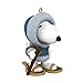 Hallmark Keepsake 0899QXM8367 Mini Christmas Ornament 2019 Year Dated Peanuts Winter Fun With Snoopy Snowshoeing Miniature, 1.04