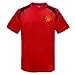 Manchester United FC Official Boys Poly Training Kit T-Shirt Red 10-11 Yrs LB