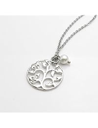 IDLAN - Collar con colgante de árbol genealógico