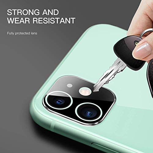 [2 Pack] Compatible iPhone 11 Camera Lens Protector HD Tempered Glass Camera Protector Ultra Transparency Anti-Fringerprint Anti-Scratch for iPhone 11 - Thumbnail 5