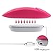 Pawaca Facial Cleansing Massager,Electric&Rechargeable Waterproof Silicon Vibration Face Cleaner Brush for Skin Care,Anti-aging ,Acid,Peels,Reduce Acne
