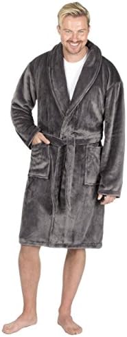Men's Hooded and Non Hooded Soft Plain Dressing Gown