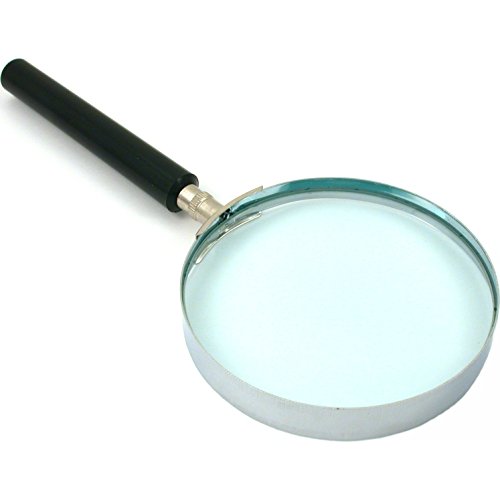 3x Magnifying Glass Stamp Coin Magnifier Lens Tool 3"