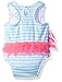 Mud Pie Baby Girls' One Piece Bodysuit Crawler, Flamingo, 9-12 Months
