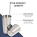 Heavyweight Bar Spoons - Set of 2 Smooth Handle Professional Quality Barspoons
