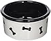 Signature Housewares Dog Bones Dog Bowl, Small