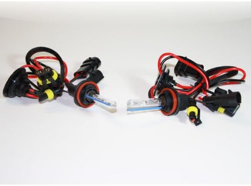 HID Auto Vision 880 Single Beam HID Xenon Replacement Bulb Set-6000K Hyper White-FREE Warranty Included (2 Bulbs)