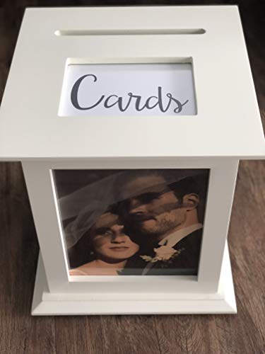 Personalized Wedding Card Box - Rotating The Perfect Card Box in Ivory