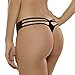 Beyond Woman Lingerie Women's Strappy Sexy Thong M Black