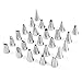 Cake Decorating Tips 28 Piece Set - Premium Baking Tools includes 26 Stainless Steel Icing Piping Tips Nozzles, one Coupler, one Flower Nail and Storage Case for Cakes, Cupcake, Cookies, Pastry