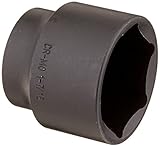 Sunex 246, &frac12;" Drive, 1-7/16" Impact Socket, Cr-Mo Alloy Steel, Radius Corner Design, Chamfered Openings, Dual Size Markings, Meets ANSI Standards