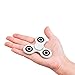 BEISTA Tri-spinner Fidget Toy Hand Spinner – Stress Reducer, Durable Bearing Spinner with High Speed, Super Smooth and Well Balanced, Non-3D Printed(White)