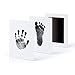 Large Inkless Touch Handprint and Footprint Ink Pad with 2 Imprint Cards, 100% Non-Toxic & Mess Free Safe for Babies