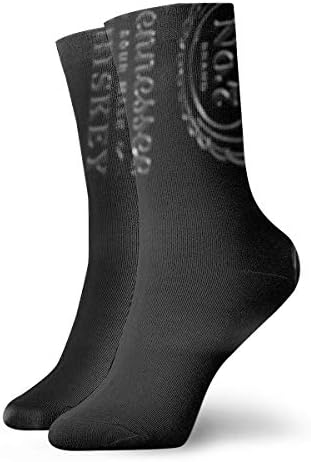 Jack Da_niels Casual Crew Socks Athletic Sports Dress Socks High Ankle
