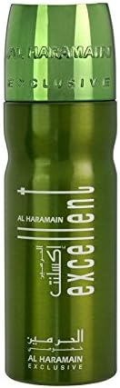 Al Haramain Perfumes Excellent Green Deodorant Body Spray, 200 ml, 200 ml (Pack of 1)