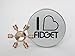 ILoveFidget Fidget Hand Spinner EDC Toy, Customizable spinner, Brass, R188 detachable bearing, 2 - 5 minutes spins, relieves your stress, ADHD, anxiety, improve focus and attention