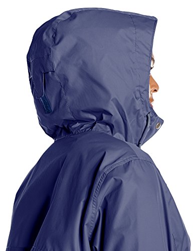 Columbia Women's SizePardon Plus Size Pardon My Trench Rain Jacket, Nocturnal, 1X