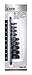 ARES 70497-9-Piece Metric Impact Hex Driver Set - Chrome Moly Steel Construction and Manganese Phosphate Coating - Includes Storage Rail - Low Profile and Designed for Impact Use