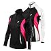 TCA Women's Winter Run Half-Zip Long Sleeve Running Top - Black/Pink, Medium